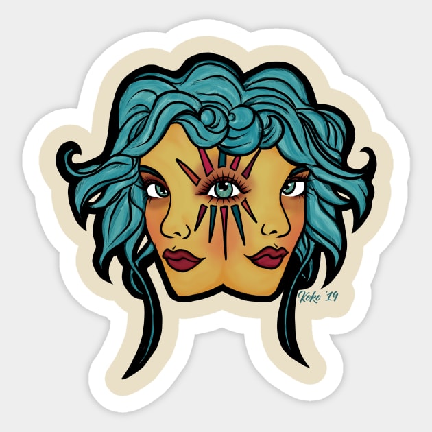 Gemini Sticker by kokodiablo